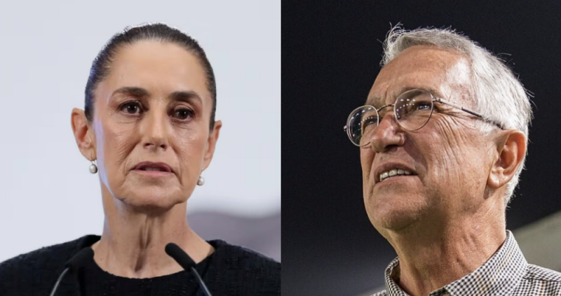 “Que pague, no lo defenderemos”: Sheinbaum sobre adeudo de Salinas Pliego en el extranjero