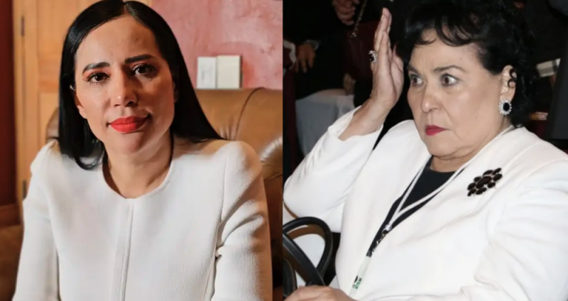 publicaciones/Sandra Cuevas asegura que Carmen Salinas la adoptó como su ahijada; así inició su amistad