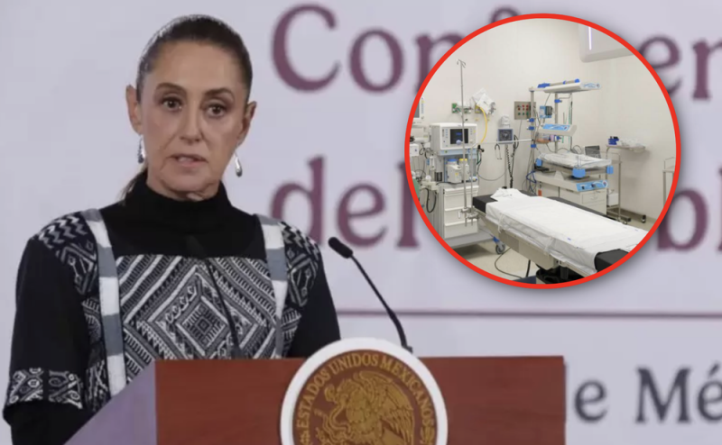 Sheinbaum anuncia construcción de 24 hospitales y compra de equipos médicos