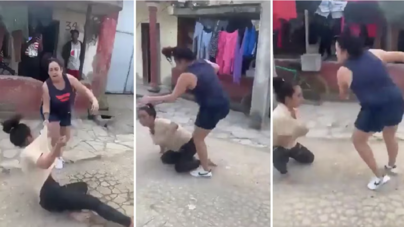 Mujer enfrenta a la am4nte de su esposo y le propina fuerte golpiz4: video se vuelve viral