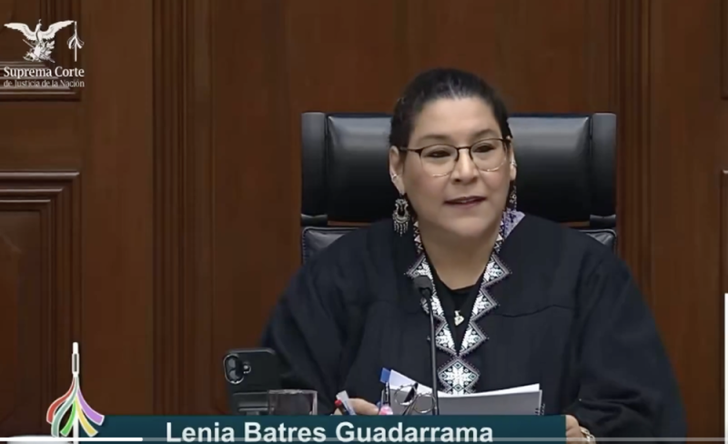 Lenia Batres asume provisionalmente la presidencia de la Suprema Corte de Justicia 