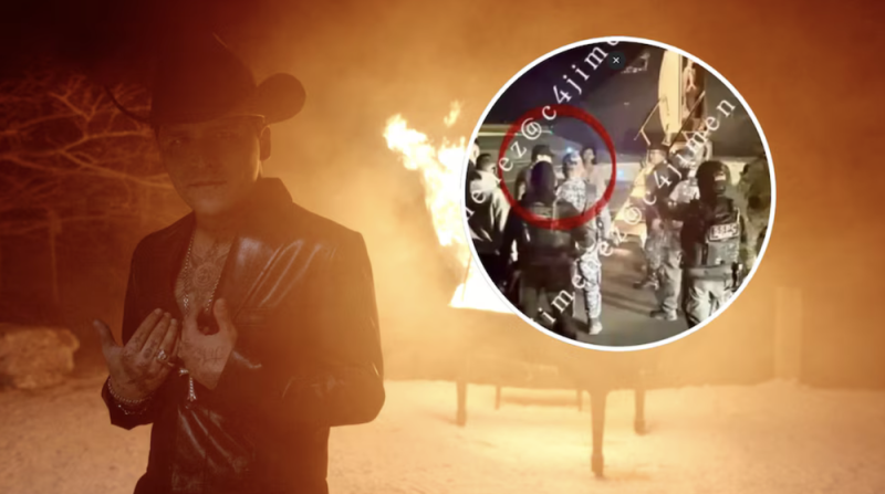 Difunden video del rescate de Ángela Aguilar y Christian Nodal de tiroteo en Zacatecas