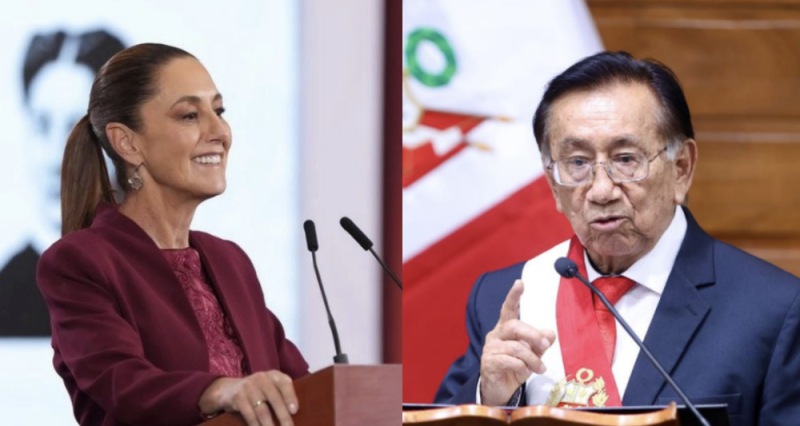 Sheinbaum asegura que depende del nuevo gobierno peruano normalizar relaciones