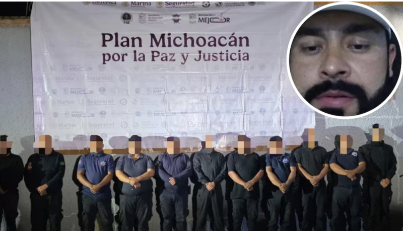 Policías de Ecuandureo vinculados al CJNG servían al R1 y no estaban registrados en el SESNSP