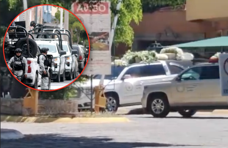 Restos de El M3ncho llegan al panteón Recinto La Paz en Zapopan; GN mantiene operativo