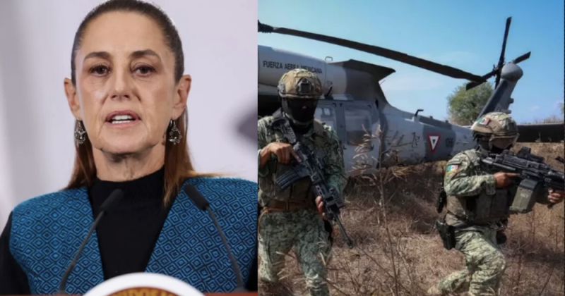Operativo contra “El M3ncho” no fue por presión de EU, afirma Sheinbaum