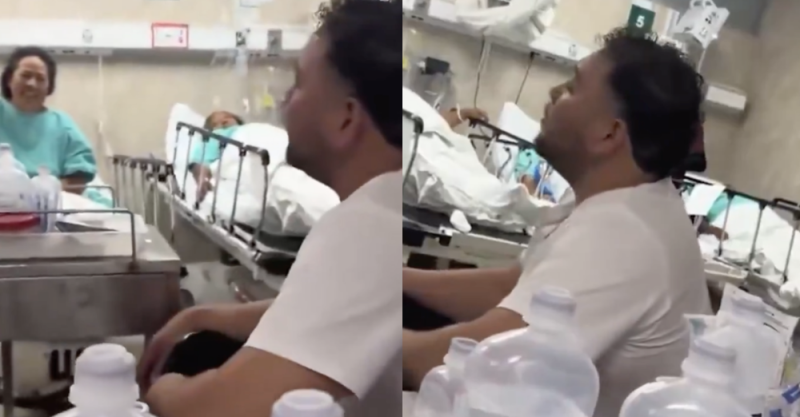 Enfermero canta en urgencias y conmueve a pacientes en Naucalpan