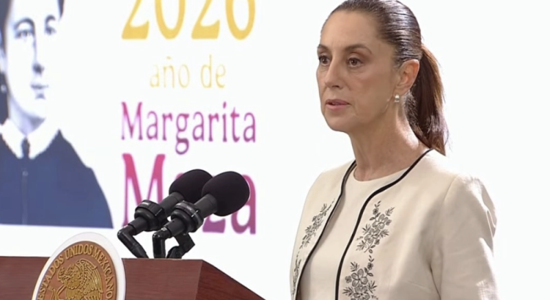 Modelo económico de la 4T ha demostrado reducir la pobreza y la violencia, afirma Sheinbaum