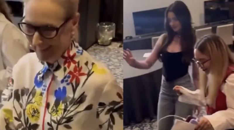 Anne Hathaway y Meryl Streep bailan “Cómo te voy a olvidar” de Los Ángeles Azules