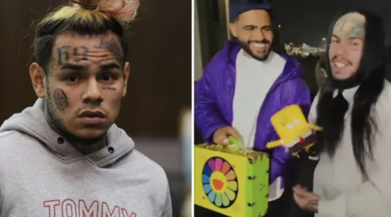 El rapero Tekashi 6ix9ine sale de la cárcel y presume su autógrafo de Nicolás Maduro
