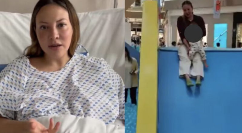 Mujer sufre impactante fractura tras usar juego infantil en Perisur, denuncia a la plaza comercial