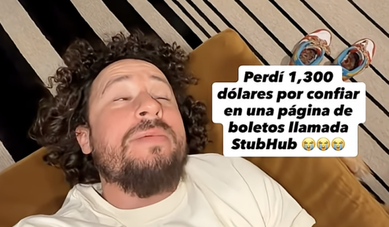 Estafan a Luisito Comunica con 20 mil pesos por comprar boletos en reventa