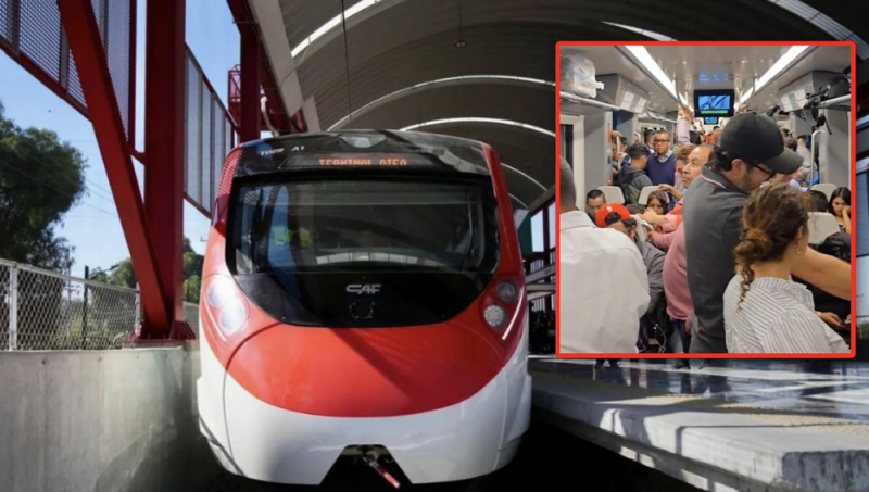 Pasajeros del Tren Suburbano viven con emoción primeros viajes de Buenavista al AIFA