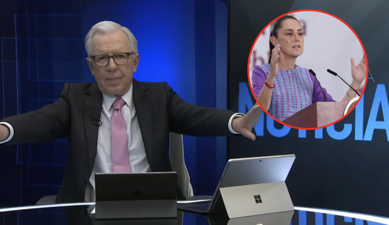 “Hace bien en pedir pruebas”: López Dóriga coincide con Sheinbaum en caso Rocha 