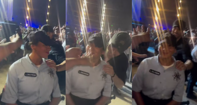 Enrique Iglesias roba un beso a cadete en Feria de Tabasco y causa furor en redes