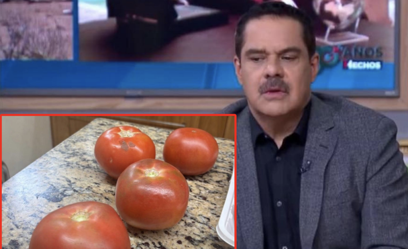 Redes le tunden durísimo a Javier Alatorre tras comprar 4 jitomates a 129 pesos 