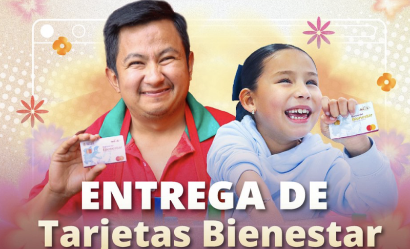 Entrega de Tarjetas Bienestar para Pensión por Discapacidad inicia del 13 al 20 de mayo