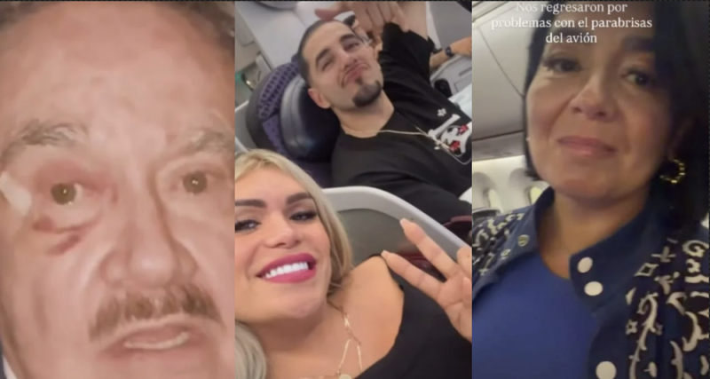 Avión donde viajaba Wendy Guevara, Pedro Sola y demás influencers aterriza de emergencia tras avería