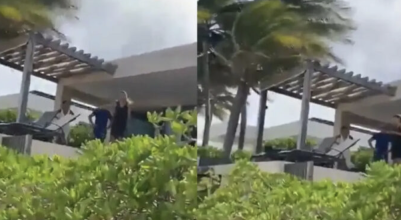 Extranjera causa polémica tras asegurar que la playa frente a su casa y el mar, son de su propiedad
