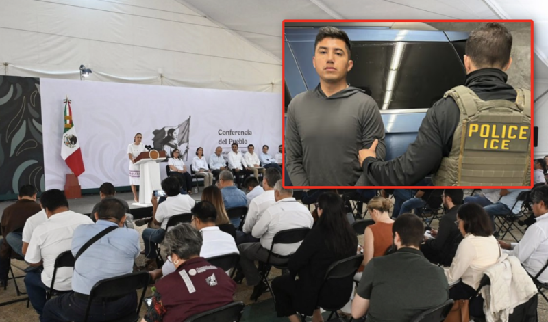 Ex militar vinculado a caso Ayotzinapa fue capturado en redada migratoria del ICE: Sheinbaum 