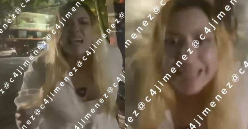 Dueña de cafetería en la Condesa lanza insultos discriminatorios en la calle, la apodan Lady Güera