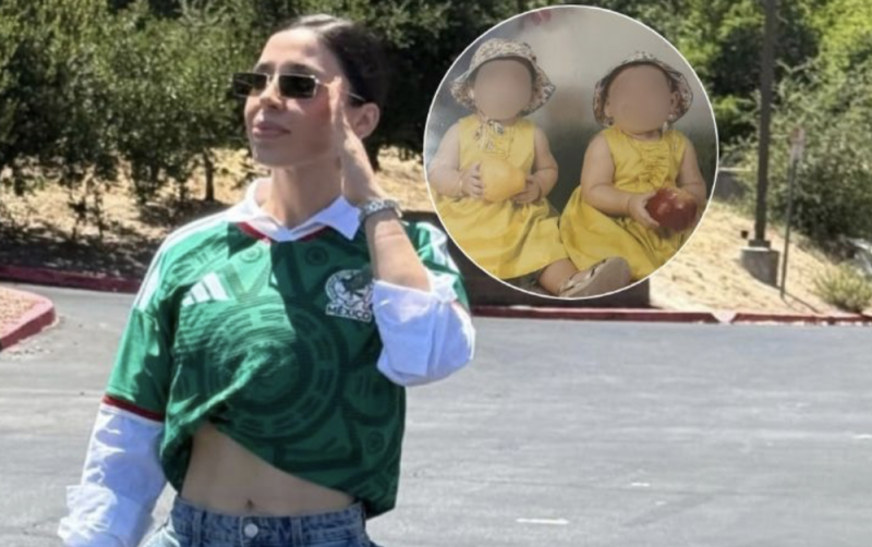 Emma Coronel comparte FOTO con una de sus hijas tras triunfo de México vs Chequia