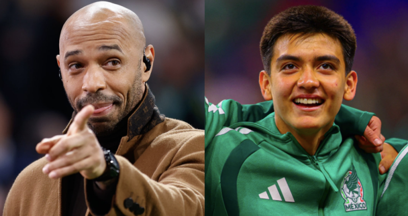 Thierry Henry llena de elogios a Gilberto Mora y a México