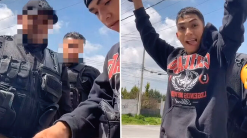 Policías detienen a joven que iba a la tienda; él grabó todo y esto fue lo que pasó