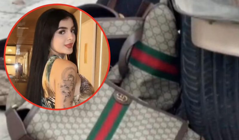 Localizan en la calle bolsas de lujo robadas a Karely Ruiz tras asalto en su casa