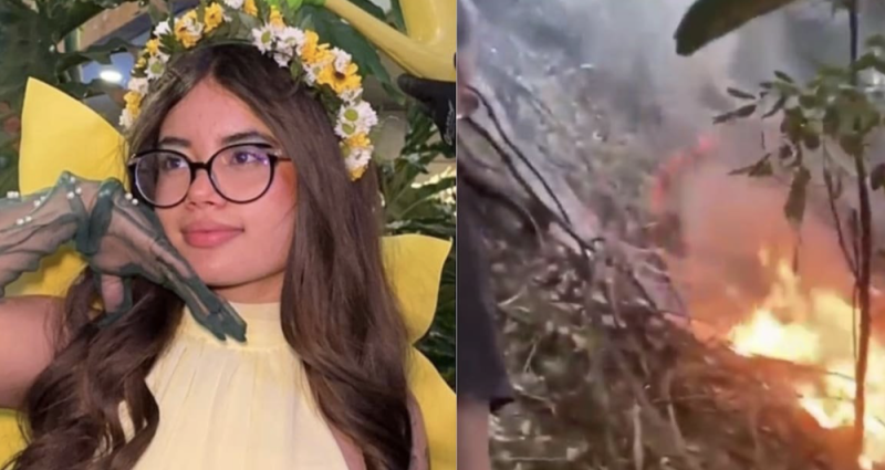 Muere reconocida influencer colombiana de 17 años tras desplomarse helicóptero en el que viajaba 