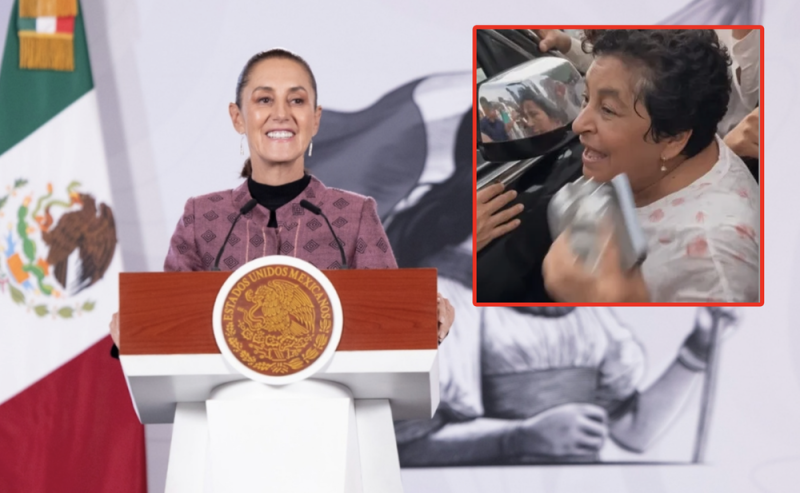 “Muy enojada con todos”: Sheinbaum revela como atendió a mujer que la increpó en Tampico 