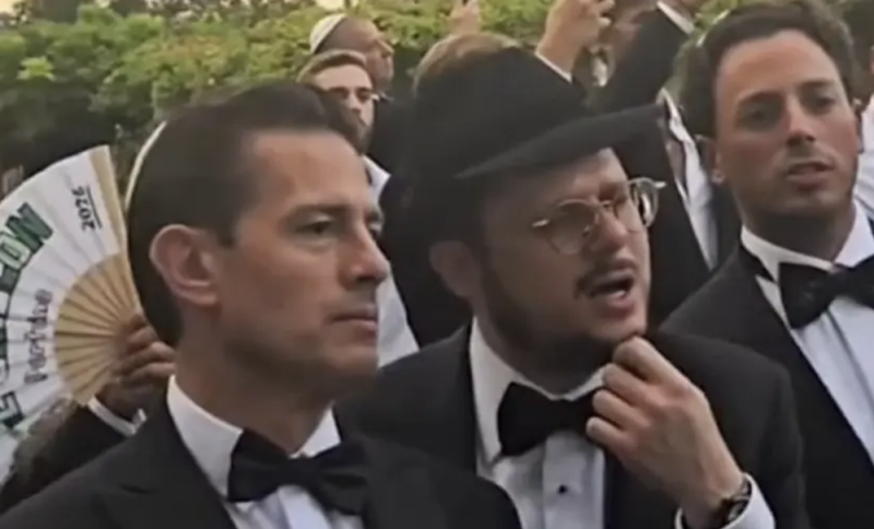 publicaciones/Captan a EPN en boda judía junto a empresario israelí señalado en caso Pegasus