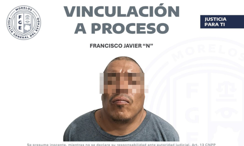 Vinculan a proceso a Francisco Javier N, presunto feminicida de Claudia Tacoronte