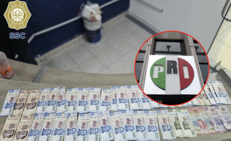 Cocinero del PRI roba 21 mil pesos en la sede nacional del partido; ya fue detenido