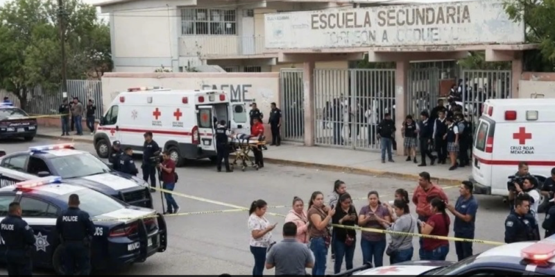 Ataque en secundaria de Torreón: Muere subdirectora y detienen a 2 exalumnos; hay 3 heridos
