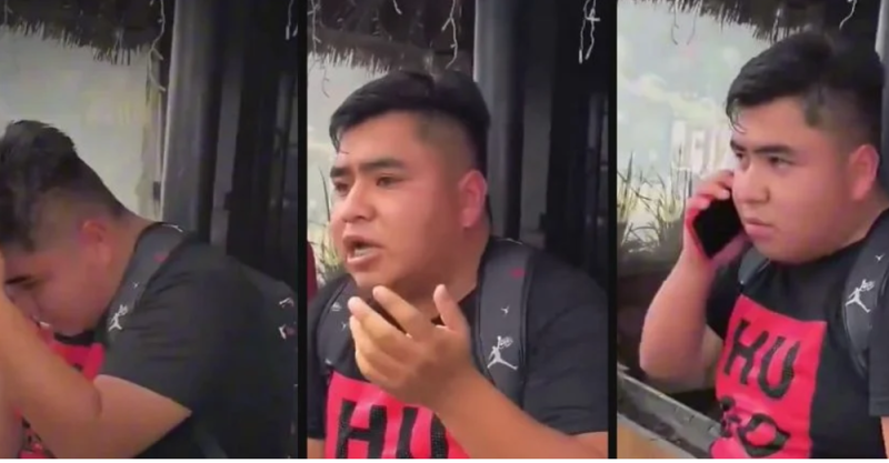 Golpean a presunto ladrón de celulares en Puebla: “Mi hija no tiene pañales”