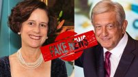 Denise Dresser comparte fake news para atacar a AMLO y la descubren. 