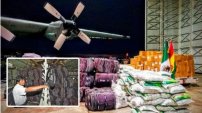 Cuando Evo Morales envío un avión cargado de ayuda para los damnificados por el sismo. 