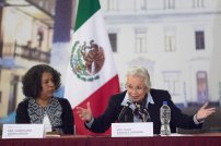 Sánchez Cordero va con todo contra jueces y MP corruptos, los delincuentes son felices con ellos.