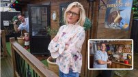 La mejor esposa del mundo: le construye un bar a su marido en el patio de su casa.