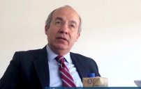 Felipe Calderón critica modelo de seguridad de AMLO, dice que él tiene mejores ideas.
