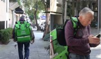 “Don Pancho” de 74 años, el repartidor de Uber Eats que entrega pedidos a pie