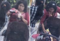 Mujer causa indignación en redes por darle biberón con refresco a su bebé
