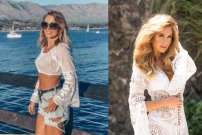 Geraldine Bazán vs Irina Baeva ¿quién luce mejor en bikini?