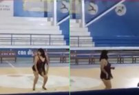 Maestra baila reggaeton en lencería por el Día del Padre (VIDEO)