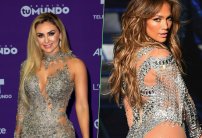 Aracely Arámbula le hace competencia a JLO usando apretados leggins