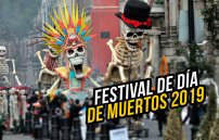 Día de muertos en grande, en la Ciudad de México. 