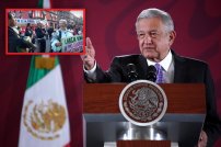 Adelitas le llevan serenata a AMLO por motivo de su cumpleaños. (VIDEO)
