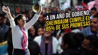 A un año de Gobierno, Claudia Sheinbaum cumple el 85 % de sus promesas