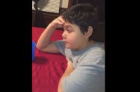 Niño rompe en llanto tras su última quimioterapia